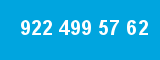 922 499 57 62 922 499 57 62